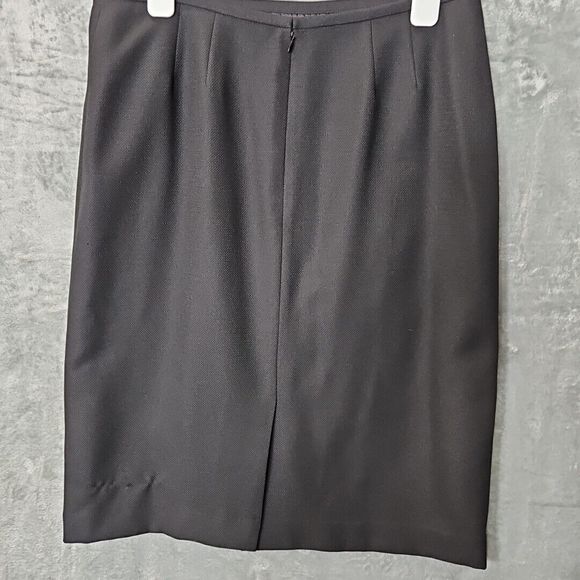 le suit 14 Skirt Suit Black Women's short sleeve jacket lined - Picture 10 of 16